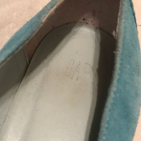 GAP Light Blue Suede Loafers - Size 7 - Picture 8 of 11